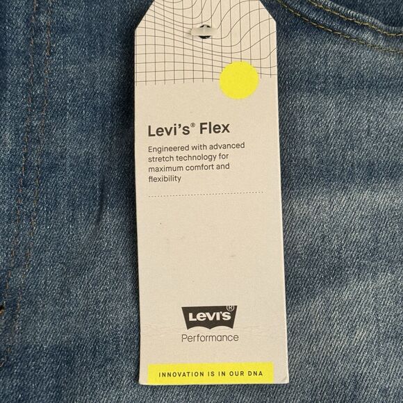 NWT Levi's Flex 511 Slim Fit Jeans Stretch Men's 38X30 Medium Wash Sustainable - Picture 2 of 13